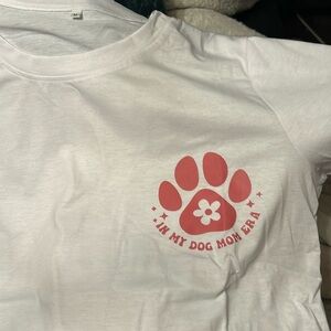 Graphic short sleeve t-shirt “In my dog mom era”
